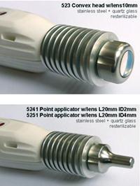 LaserPen - adaptors for acupoints and larger surfaces