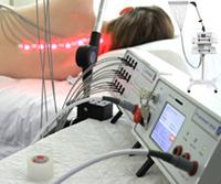 Akupunktur, Laserakupunktur mit Lichtleiter, Laserneedel, Lasertherapie